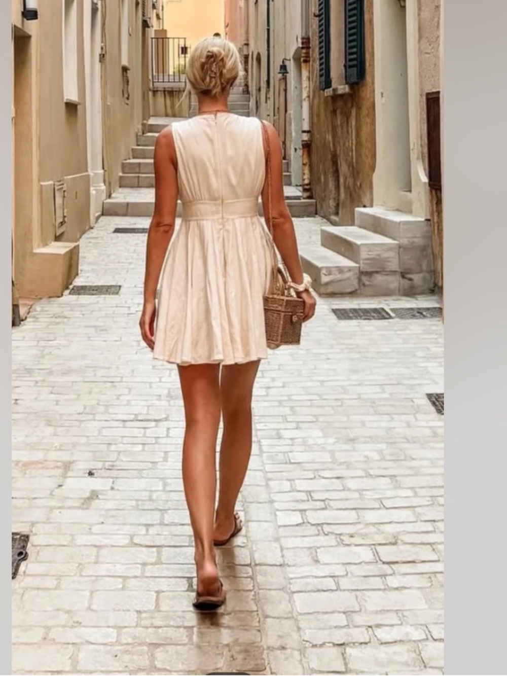 NWT House of Harlow Cream Dress - Picture 15 of 16